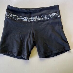 Lululemon Women's Black Athletic Shorts
